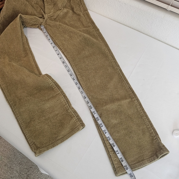 Levi's Light Tan Corduroy Straight Leg Pants - Picture 11 of 13